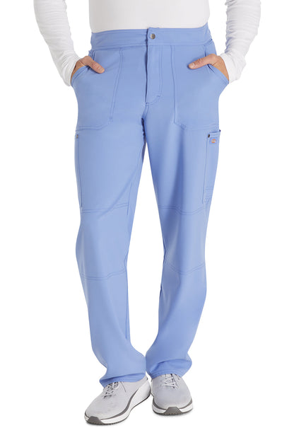 Men's Men's Mid Rise Zip Fly Straight Leg Pant - Ciel