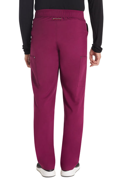 Men's Men's Mid Rise Zip Fly Straight Leg Pant - Wine