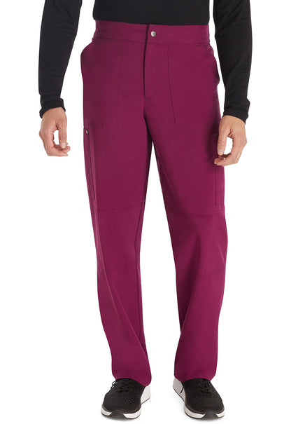 Men's Men's Mid Rise Zip Fly Straight Leg Pant - Wine