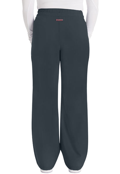 Women's Mid Rise Zip Fly Wide Leg Cargo Pant - Pewter