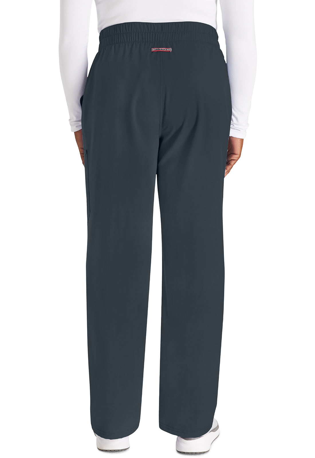 Women's Mid Rise Zip Fly Wide Leg Cargo Pant - Pewter