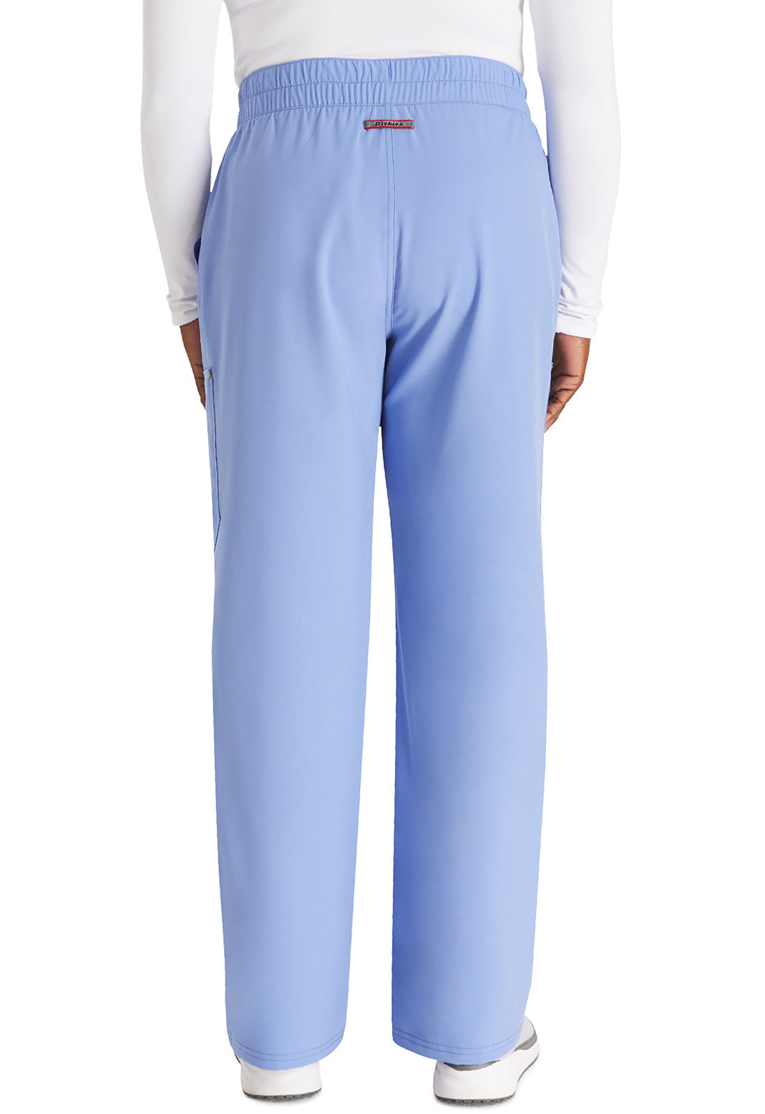 Women's Mid Rise Zip Fly Wide Leg Cargo Pant - Ciel