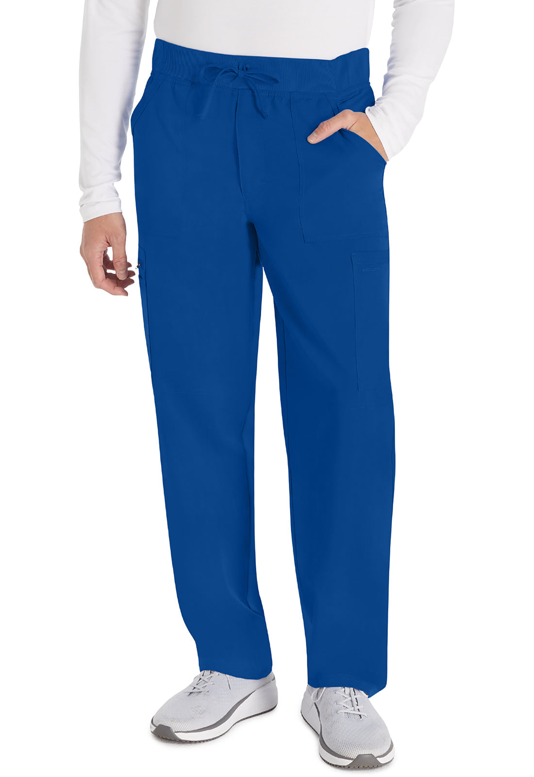 Men's Men's Mid Rise Zip Fly Straight Leg Pant - Galaxy Blue
