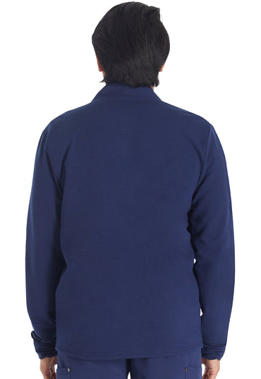 Men's Men's Zip Front Fleece Jacket - Navy