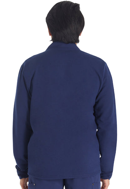 Men's Men's Zip Front Fleece Jacket - Navy