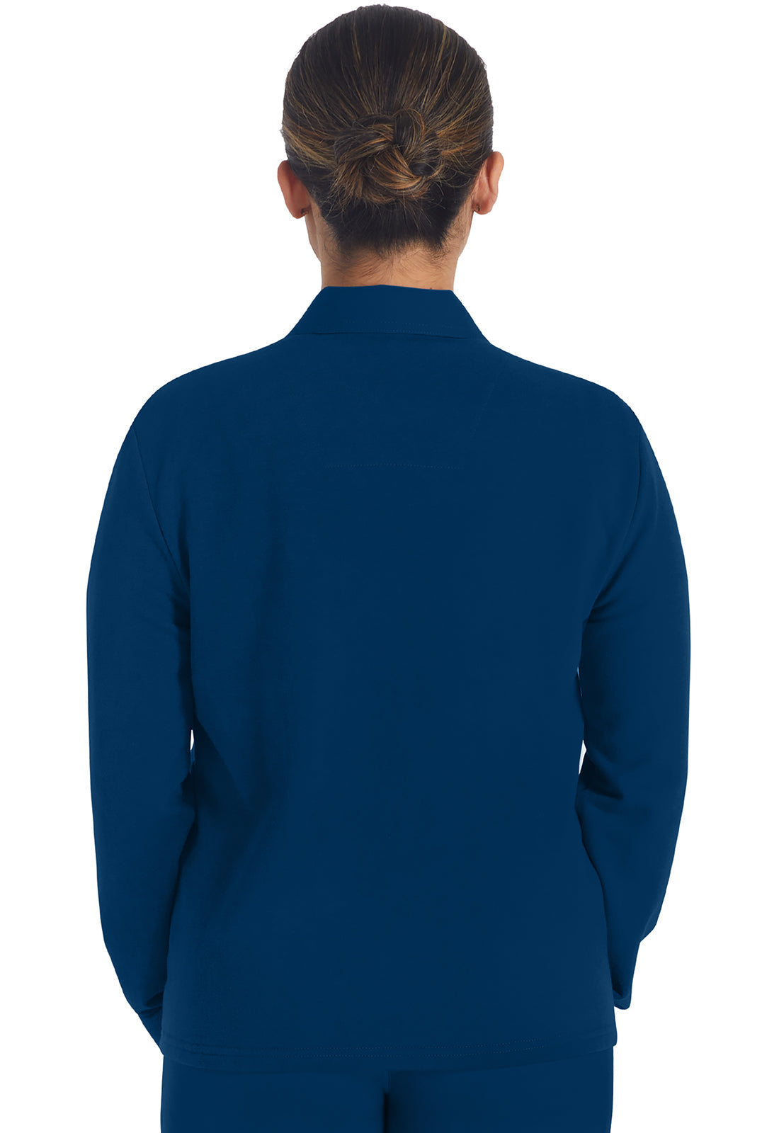 Women's Zip Front Fleece Jacket - Navy