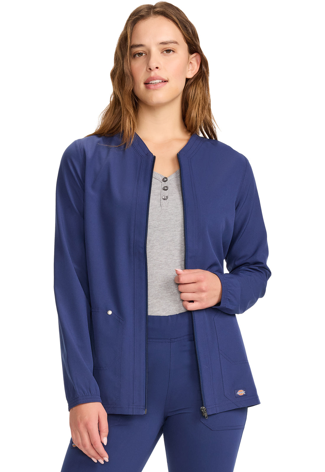 Women's Women's Front-Zip Jacket - Navy