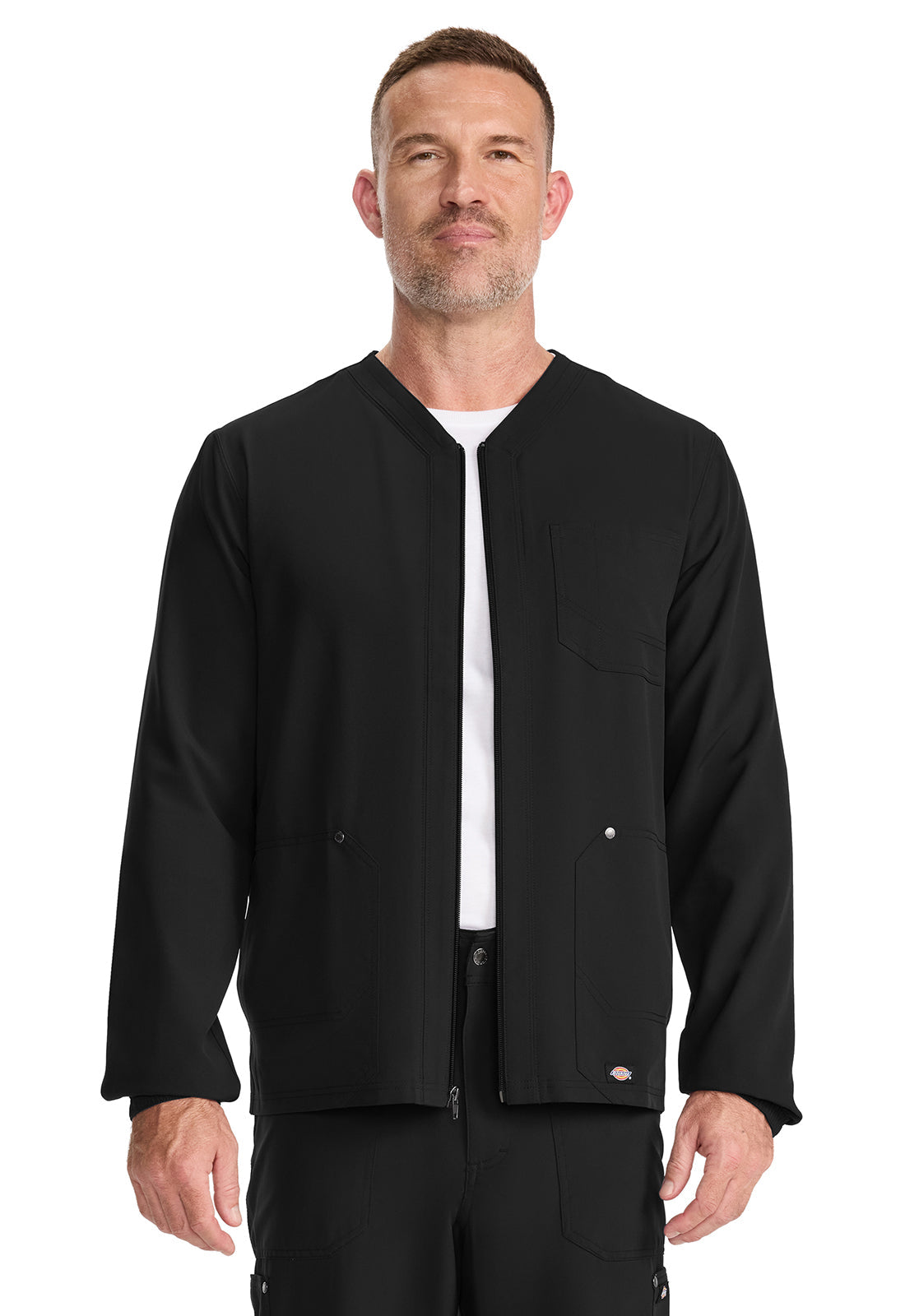 Men's Men's Front-Zip Jacket - Black