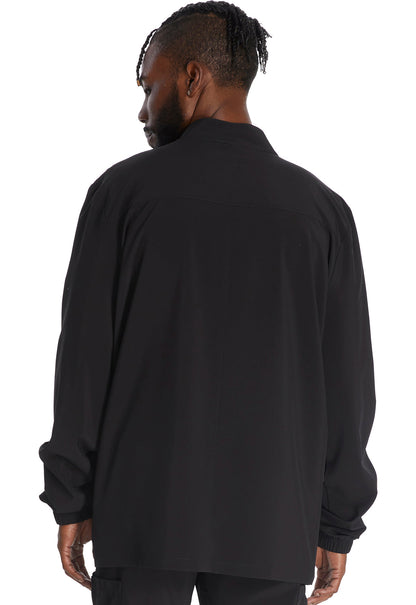 Men's Men's Zip Front Jacket - Black