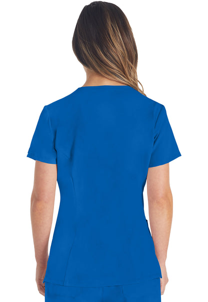 Women's V-Neck Top - Royal
