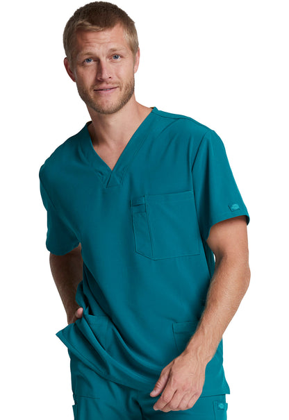 Men's Men's Tuckable V-Neck Top - Caribbean Blue