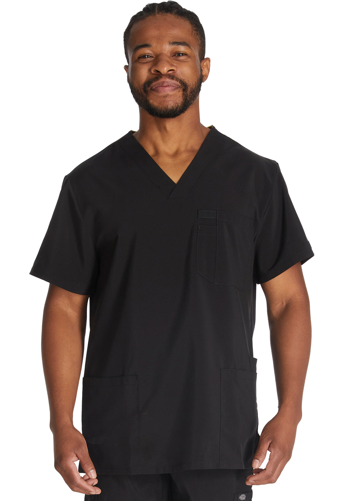 Men's Men's V-Neck Top - Black
