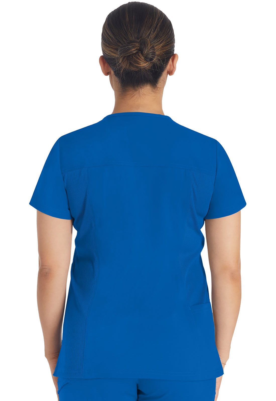 Women's Notched V-Neck Top - Royal