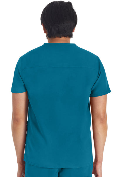 Men's Men's V-neck Top - Caribbean Blue