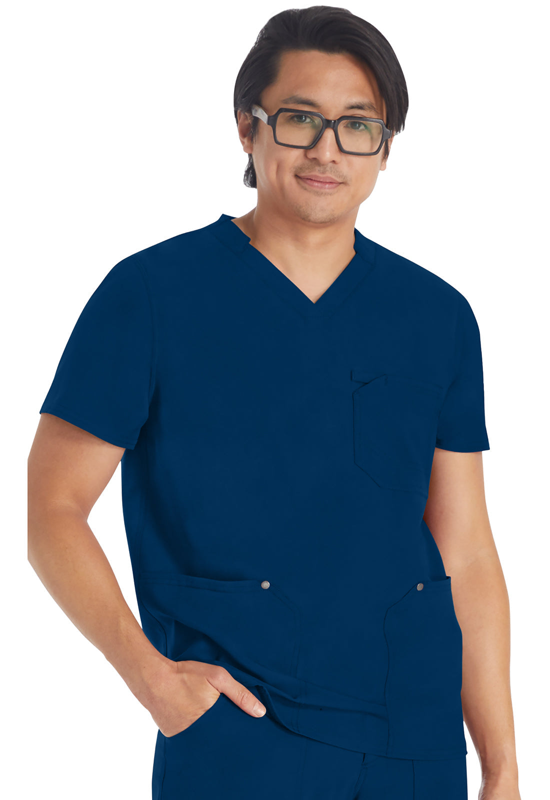 Men's Men's V-neck Top - Navy