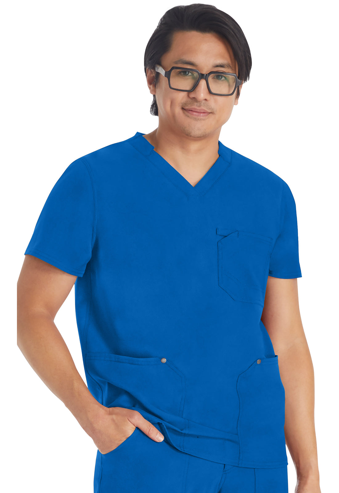 Men's Men's V-neck Top - Royal