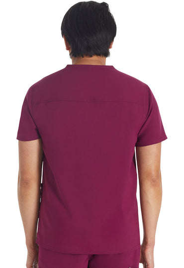 Men's Men's V-neck Top - Wine
