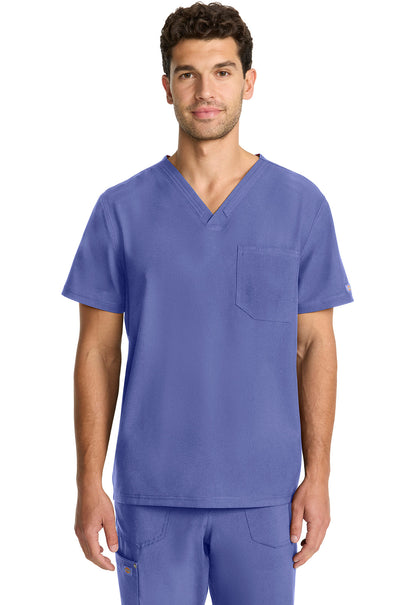 Men's Men's Tuck-in V-neck Top - Ciel
