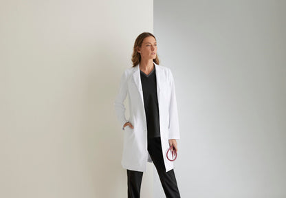 Penelope Lab Coat - White - Jen's Scrubs