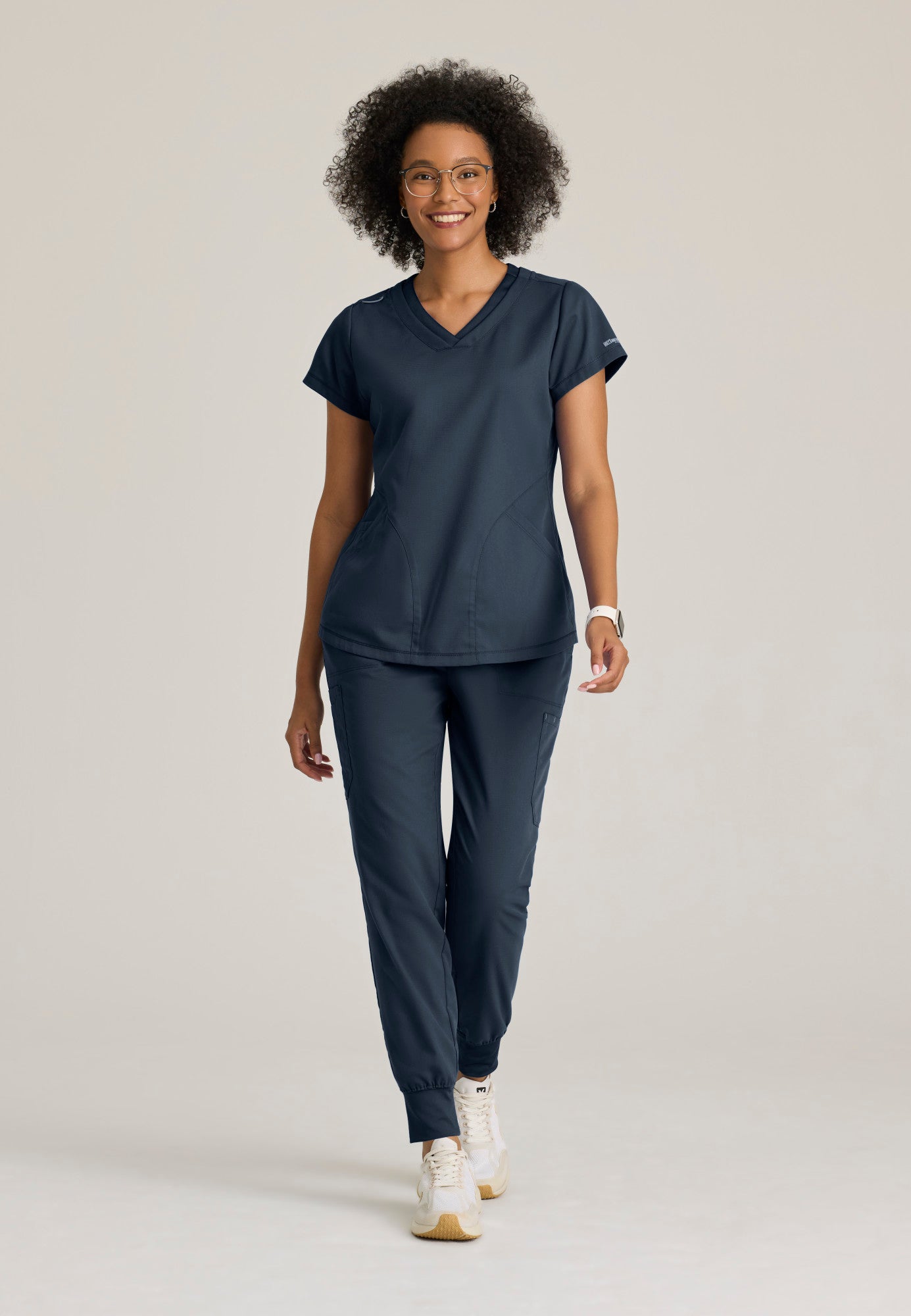 Finley Jogger - Steel - Jen's Scrubs