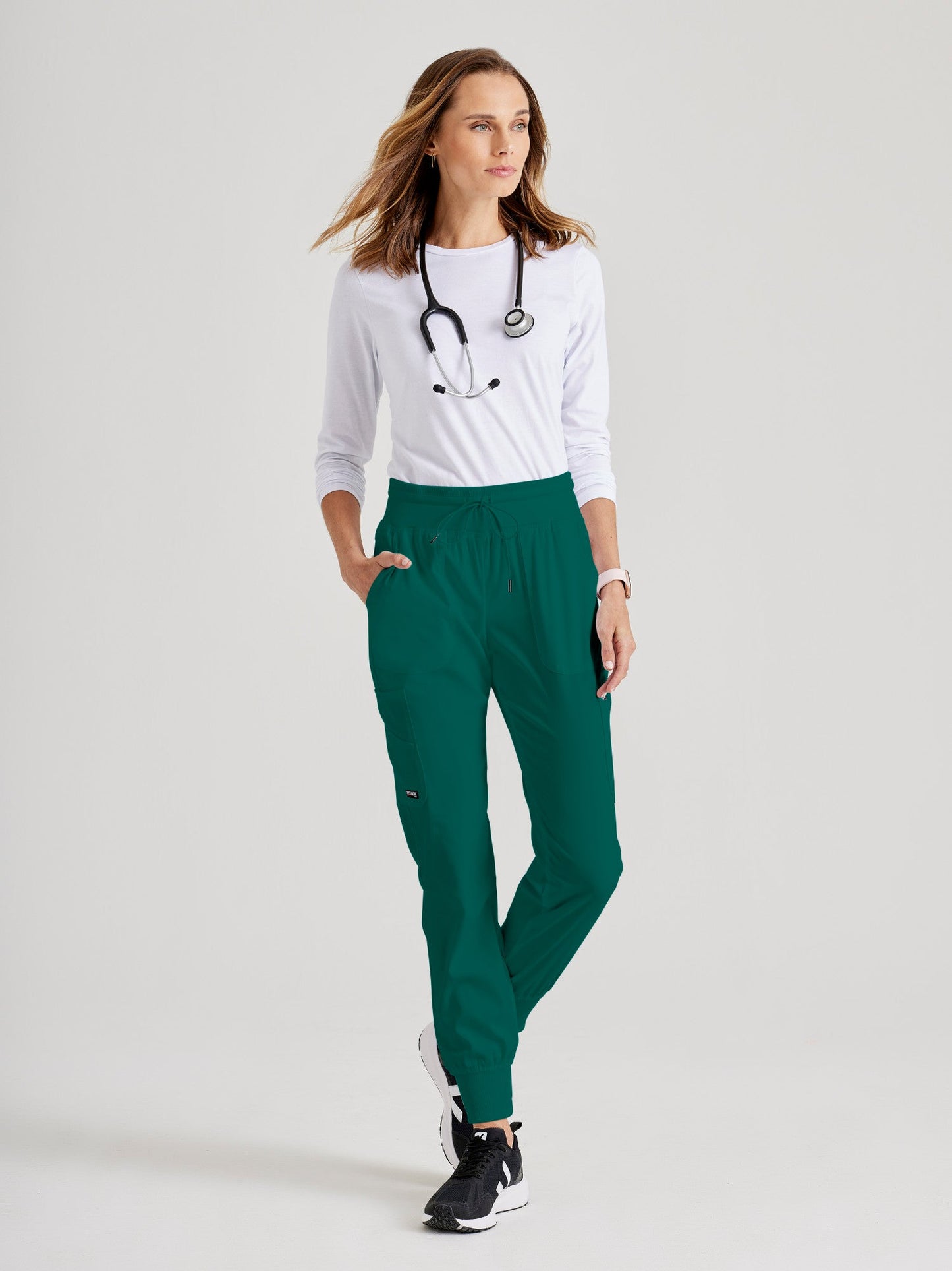 Carly Jogger - Hunter Green - Jen's Scrubs