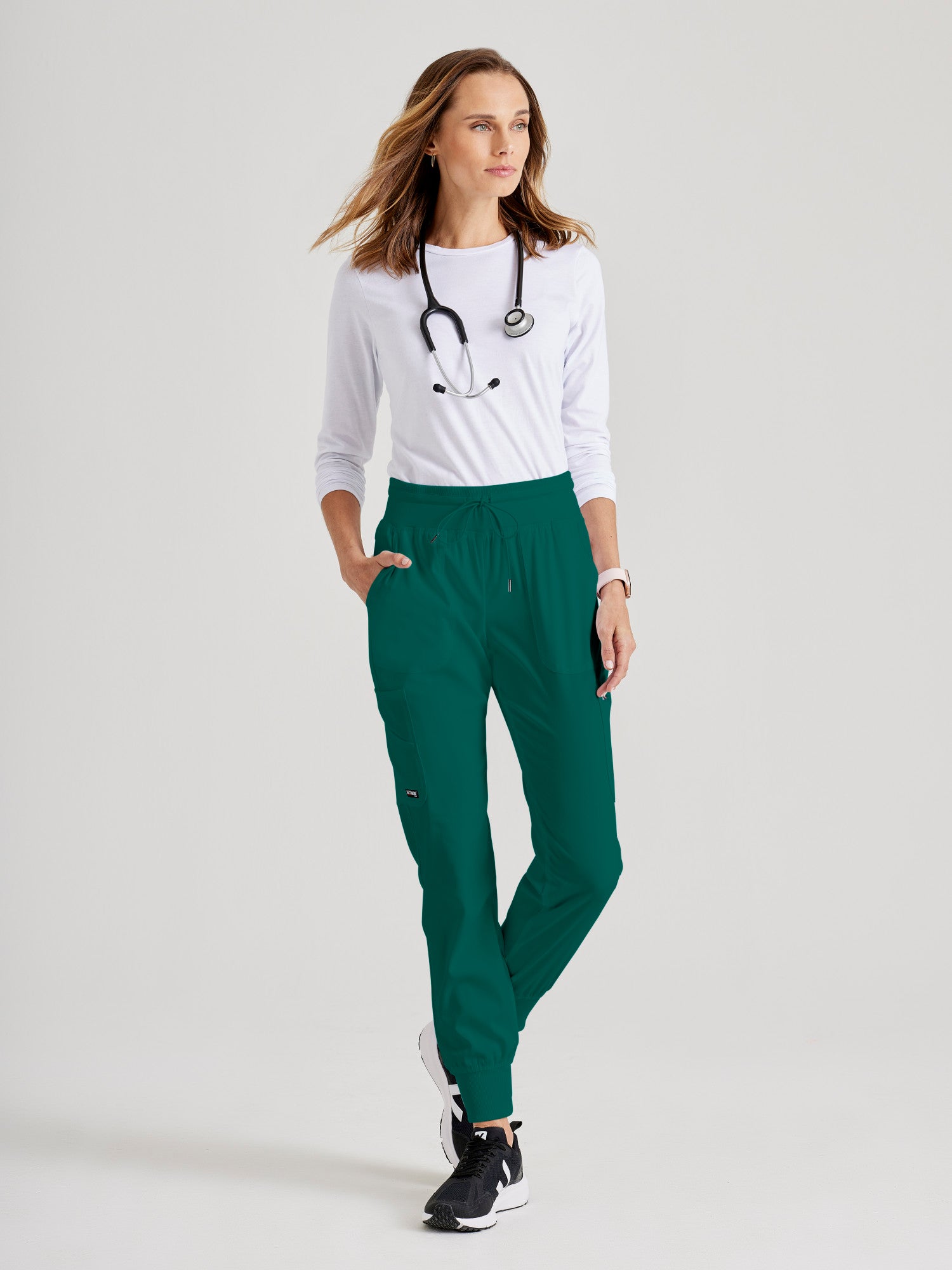 Carly Jogger - Hunter Green - Jen's Scrubs