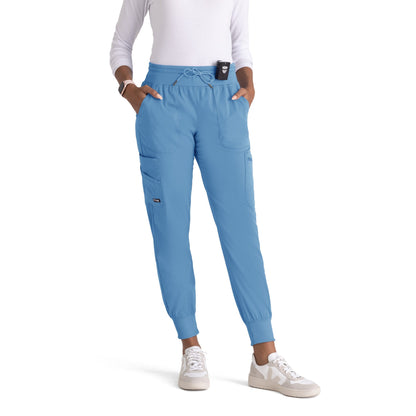 Carly Jogger - Ciel Blue - Jen's Scrubs