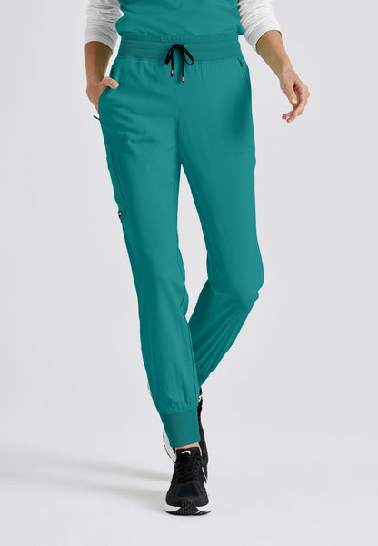 Eden Jogger - Teal - Jen's Scrubs