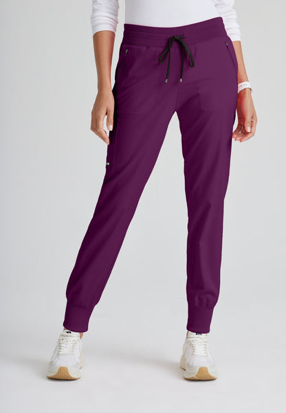 Eden Jogger - Wine - Jen's Scrubs