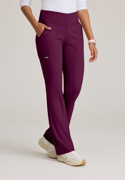 Swift Knit Pant - Wine - Jen's Scrubs