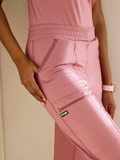 Momentum Knit Pant - Canyon Pink - Jen's Scrubs