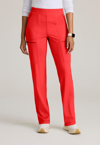 Momentum Knit Pant - Radiant Coral - Jen's Scrubs