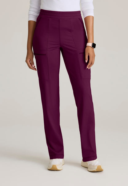 Momentum Knit Pant - Wine - Jen's Scrubs