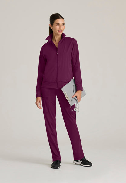 Momentum Knit Pant - Wine - Jen's Scrubs