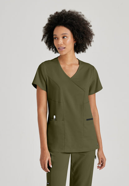 Kim Top - Olive - Jen's Scrubs