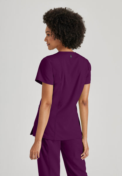 Kim Top - Wine - Jen's Scrubs