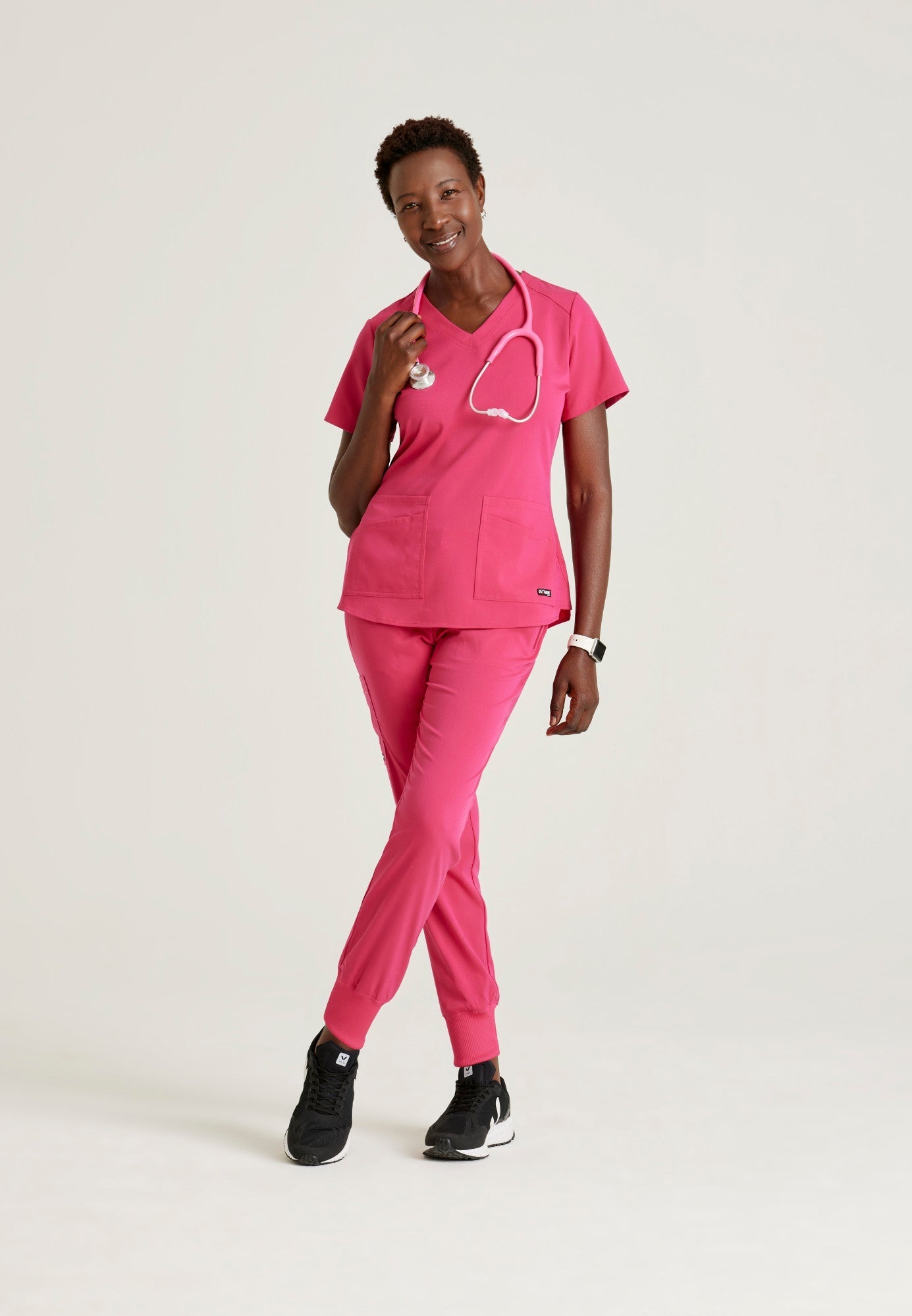 Emma Top - Vibrance Pink - Jen's Scrubs