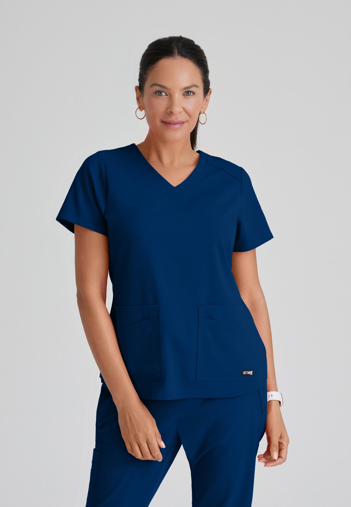 Emma Top - Indigo - Jen's Scrubs