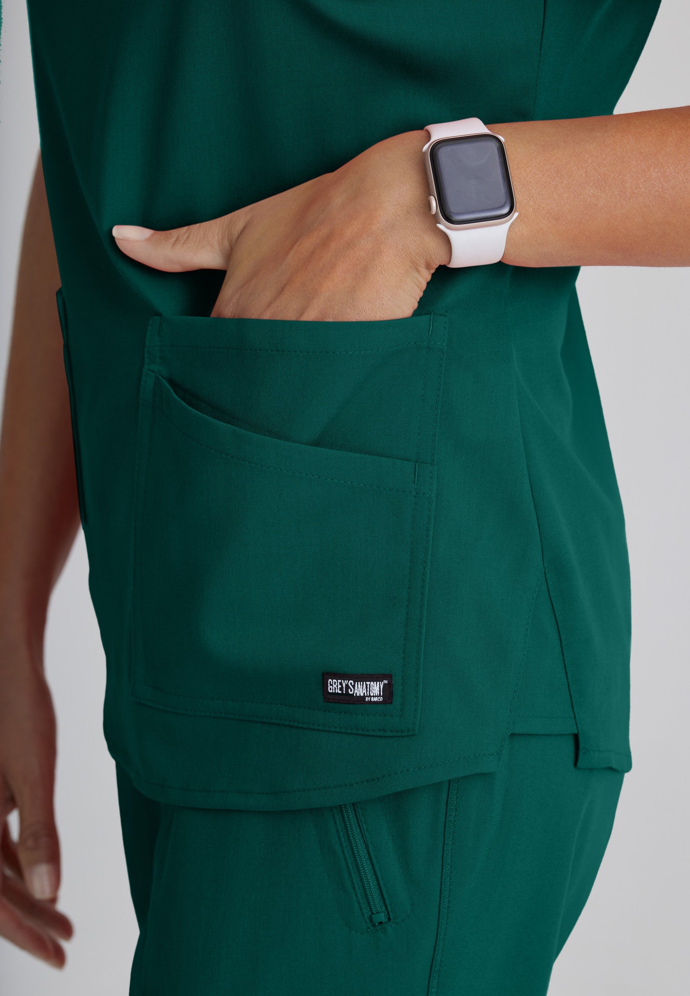 Emma Top - Hunter Green - Jen's Scrubs