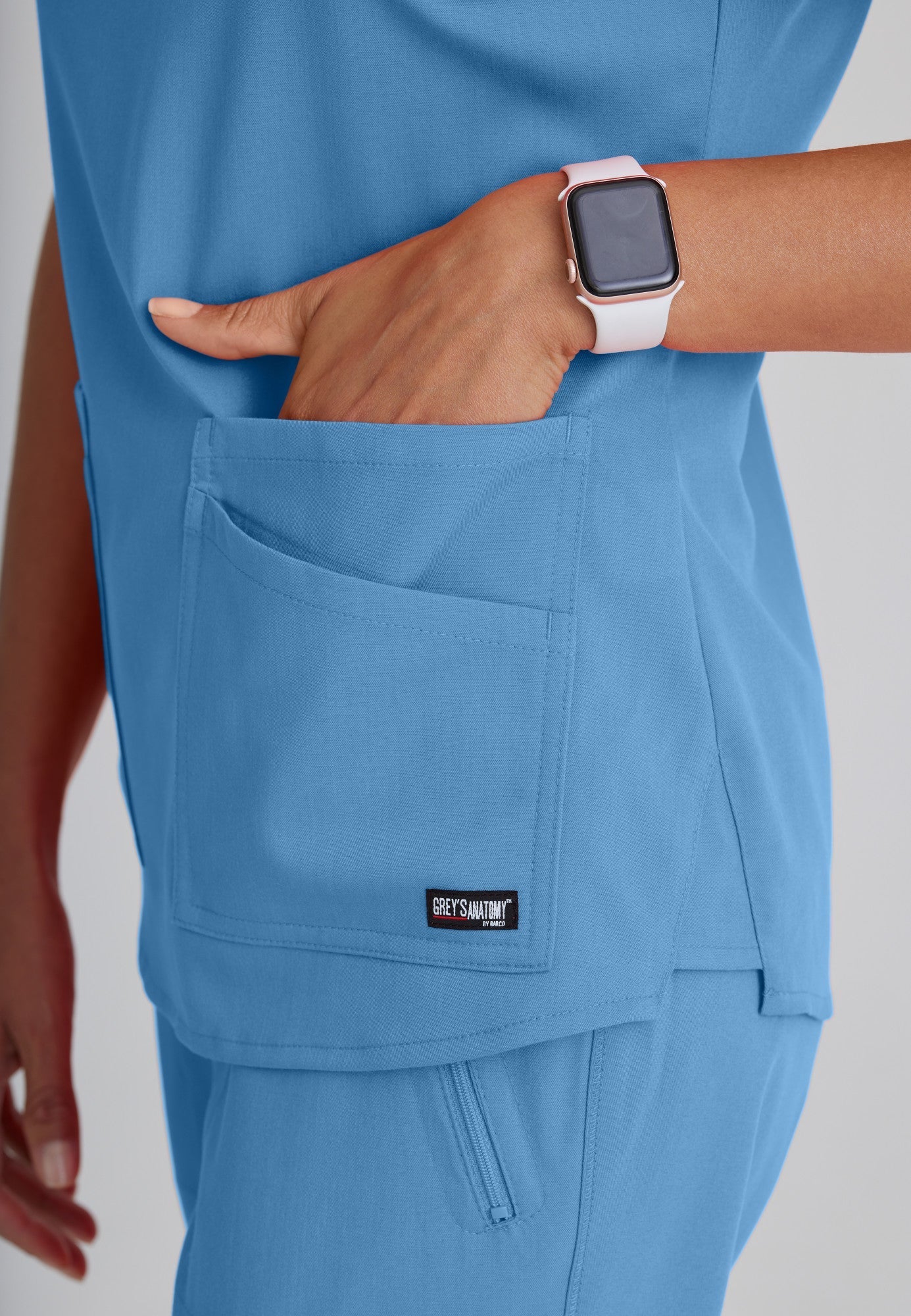 Emma Top - Ciel Blue - Jen's Scrubs