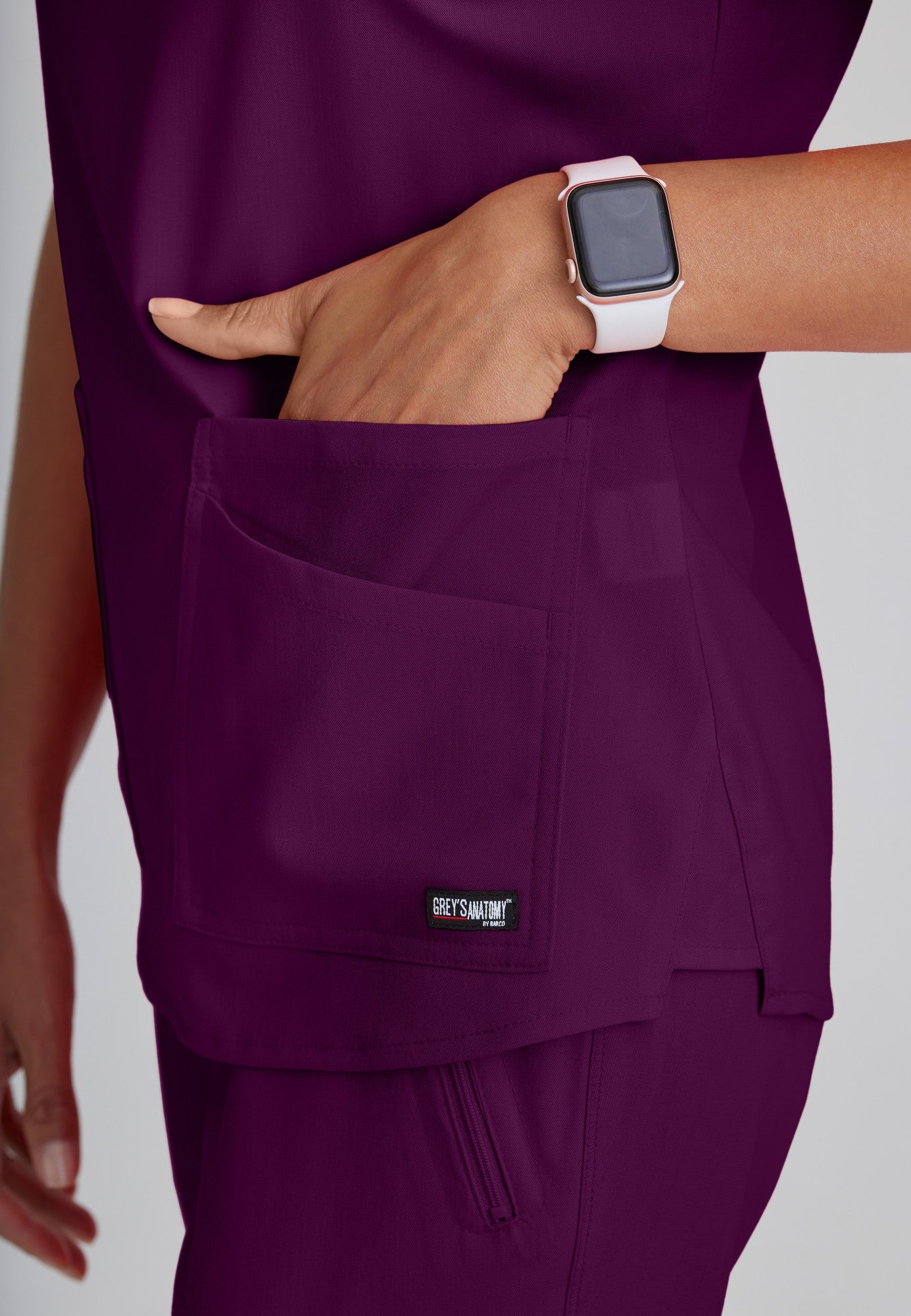 Emma Top - Wine - Jen's Scrubs