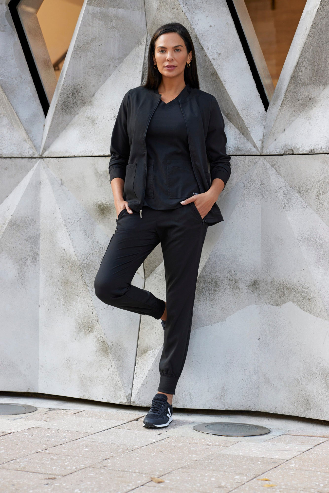 Emma Top - Steel - Jen's Scrubs