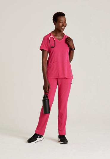 Serena Top - Vibrance Pink - Jen's Scrubs