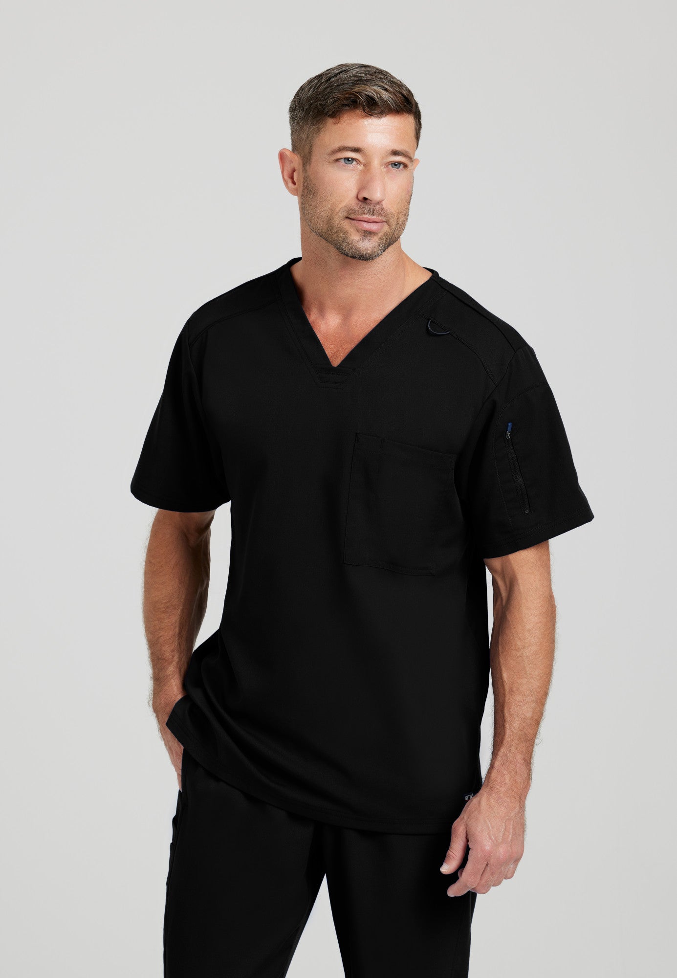 Murphy Top - Black - Jen's Scrubs