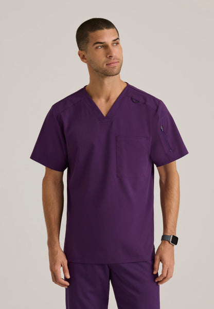 Murphy Top - Eggplant - Jen's Scrubs