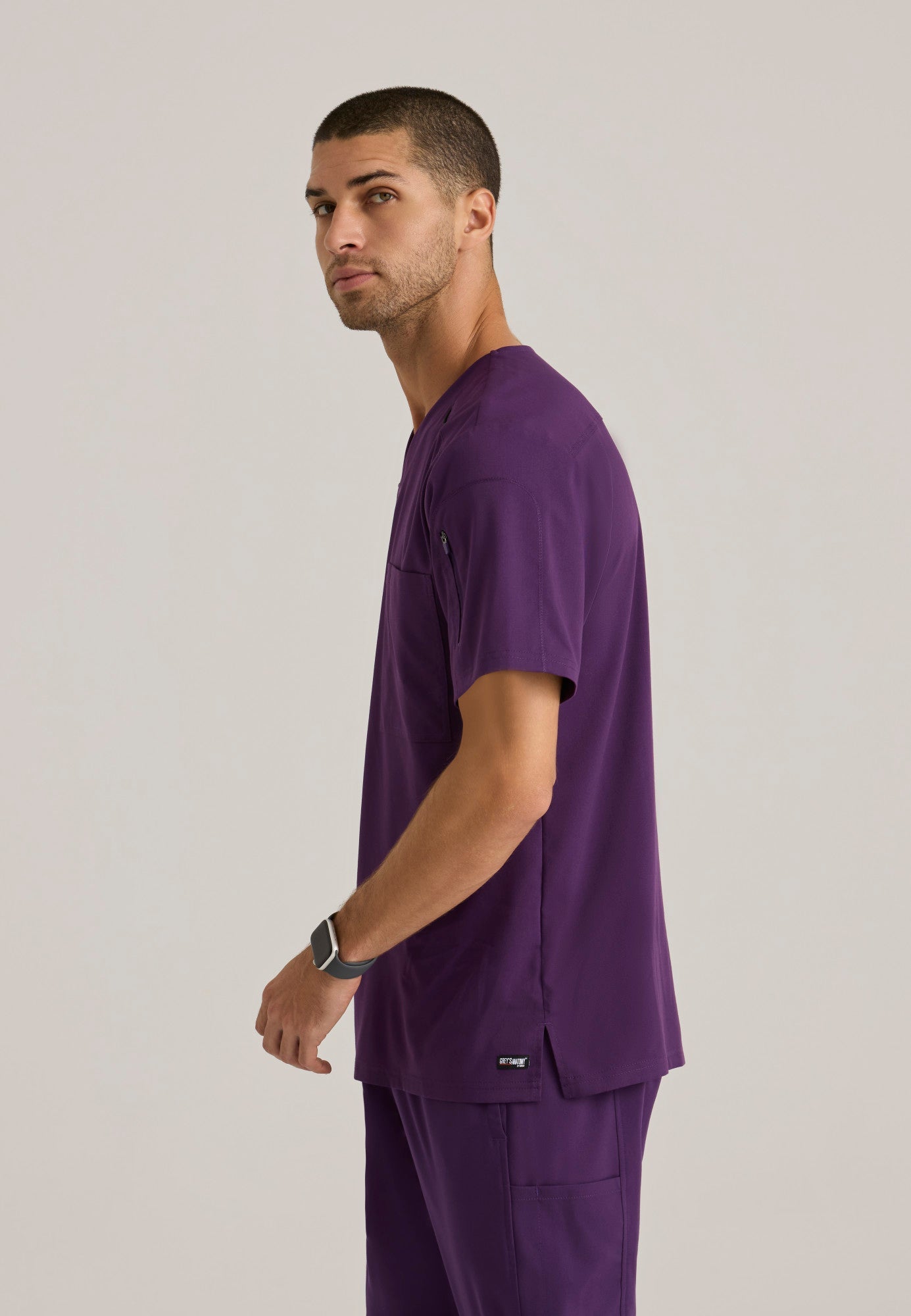Murphy Top - Eggplant - Jen's Scrubs