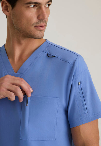 Murphy Top - Ciel Blue - Jen's Scrubs