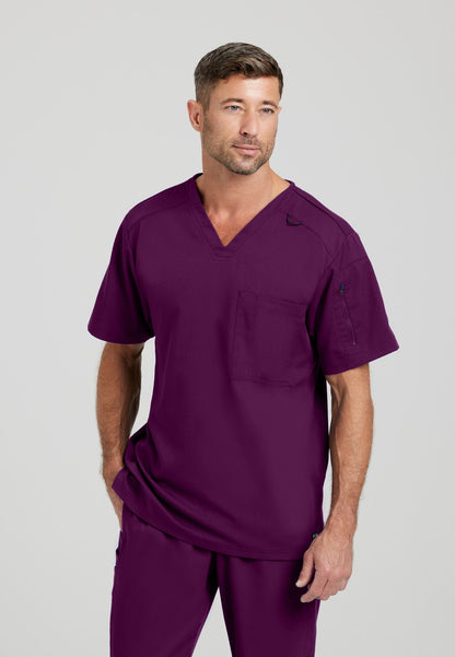 Murphy Top - Wine - Jen's Scrubs