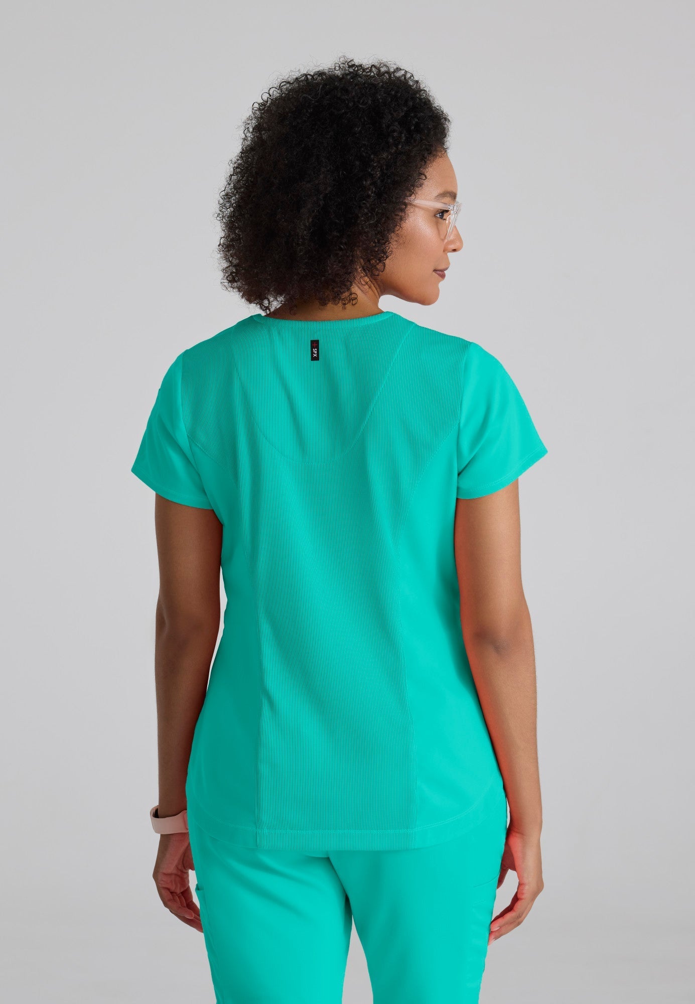Capri Tuck-in Top - Alpine Aqua - Jen's Scrubs