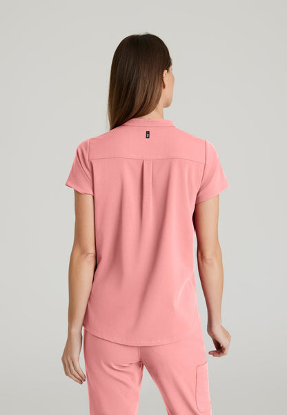 Avery Top - Bright Papaya - Jen's Scrubs